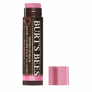 Burt’s Bees Tinted Lip Balm in Pink Blossom.